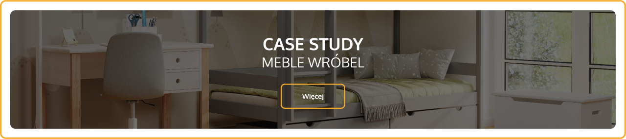 Panoramiczny banner Case Study - Meble Wróbel.