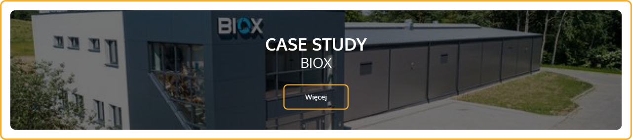 Grafika, która przedstawia fabrykę przemysłową firmy Biox.
